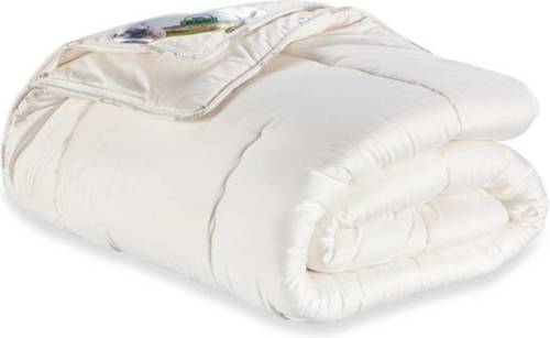 Texeler dubbel dekbed Slaapzacht 4-seizoenen wol - 140x220 - Wit - 100% wol