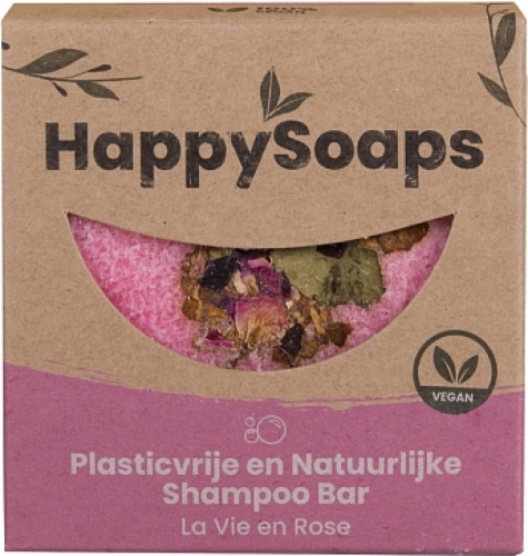 Happy Soaps La Vie En Rose Shampoo Bar
