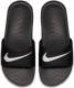 Nike Kawa Slide badslippers zwart/wit