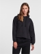 PIECES hoodie Chilli zwart