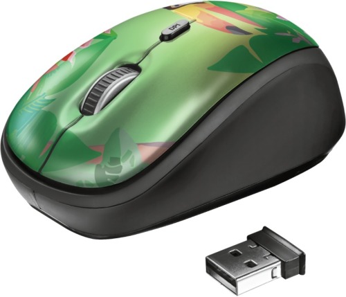 Trust YVI WIRELESS MOUSE TOUCAN Muis