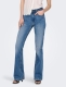 JACQUELINE DE YONG flared jeans JDYFLORA medium blue denim