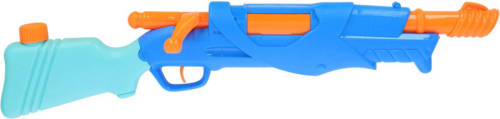 Merkloos 1x Waterpistolen/waterpistool Blauw Van 52 Cm Kinderspeelgoed - Waterspeelgoed Van Kunststof - 212 Ml