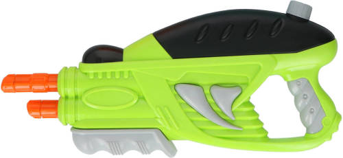 Merkloos 1x Waterpistolen/waterpistool Groen Van 42 Cm Kinderspeelgoed - Waterspeelgoed Van Kunststof - 350 Ml