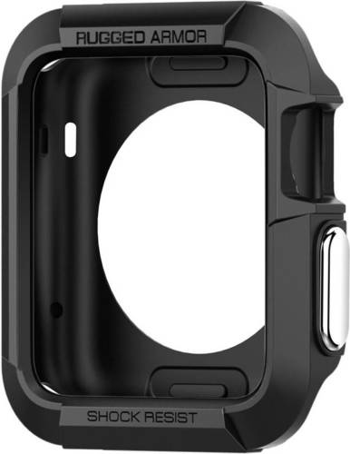 Spigen Rugged Armor Case Voor De Apple Watch 42 Mm - Black