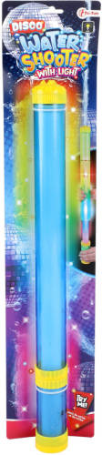 Merkloos 1x Waterpistolen/waterpistool/ Waterspuit Met Blauw Licht Kinderspeelgoed 46 Cm - Waterspeelgoed Van Kunststof