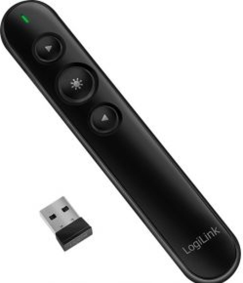 LogiLink ID0190 Draadloze presenter RF Zwart