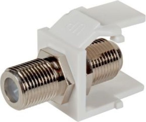 EFB Elektronik EB539 F-Connector F-Connector Wit kabeladapter/verloopstukje