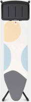 Brabantia Strijkplank B met strijkijzerhouder 124x38 cm (multi)