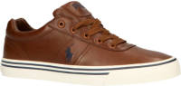 Ralph Lauren Hanford leren sneakers bruin