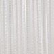 Merkloos Vliegengordijn/deurgordijn PVC tris wit - 90 x 220 cm - Insectenwerende vliegengordijnen