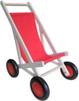 Van Dijk Toys Van Dijk Poppenbuggy rood