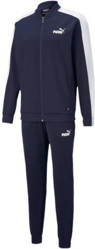 Puma trainingspak donkerblauw/wit