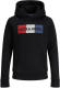 Jack & Jones JUNIOR hoodie Corp met logo zwart