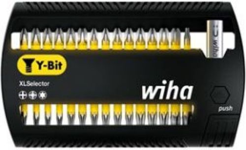 Wiha Bitset Xlselector Y-bit 25 mm  Phillips. Pozidriv. Torx® 31-delig 1/4 (41832)
