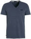 Superdry gemêleerd T-shirt van biologisch katoen donkerblauw