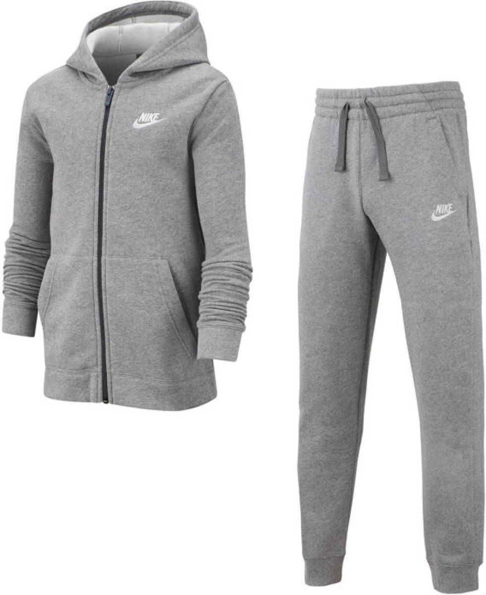 Nike trainingspak grijs melange
