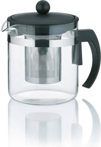 Theepot 1 L, Zwart - Kela Auron