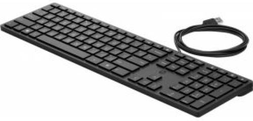 HP 320K toetsenbord USB QWERTY Engels Zwart