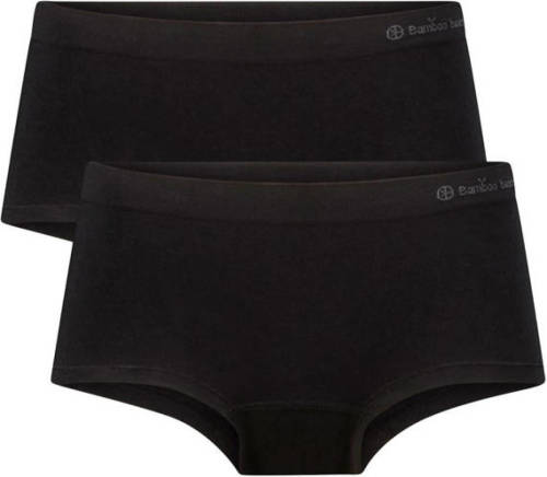 Bamboo Basics naadloze hipster Sophie met bamboe (set van 3) zwart