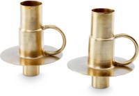 vtwonen kandelaar (set van 2) Metal Gold (7x7x8.5cm)