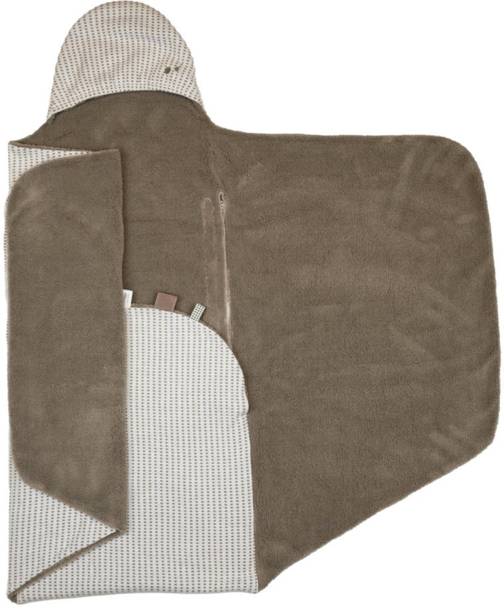 Snoozebaby wikkeldeken 90x110 cm Warm Brown