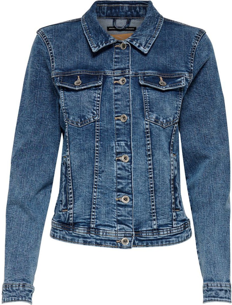 Only Korte Spijkerjas Dames Blauw