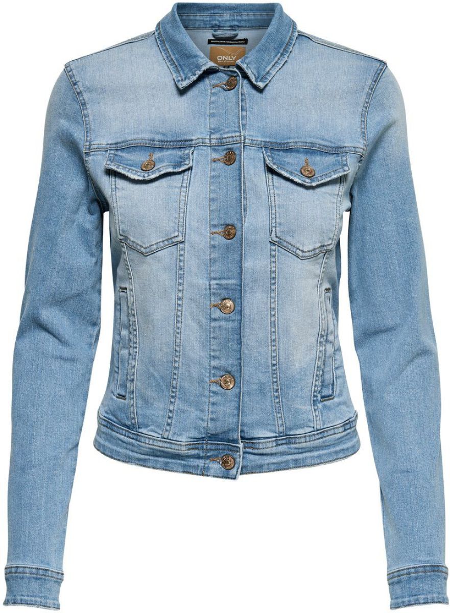 Only Korte Spijkerjas Dames Blauw