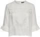 Only Loose 3/4 Sleeved Top Dames White