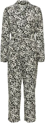 Only Bedrukte Jumpsuit Dames White