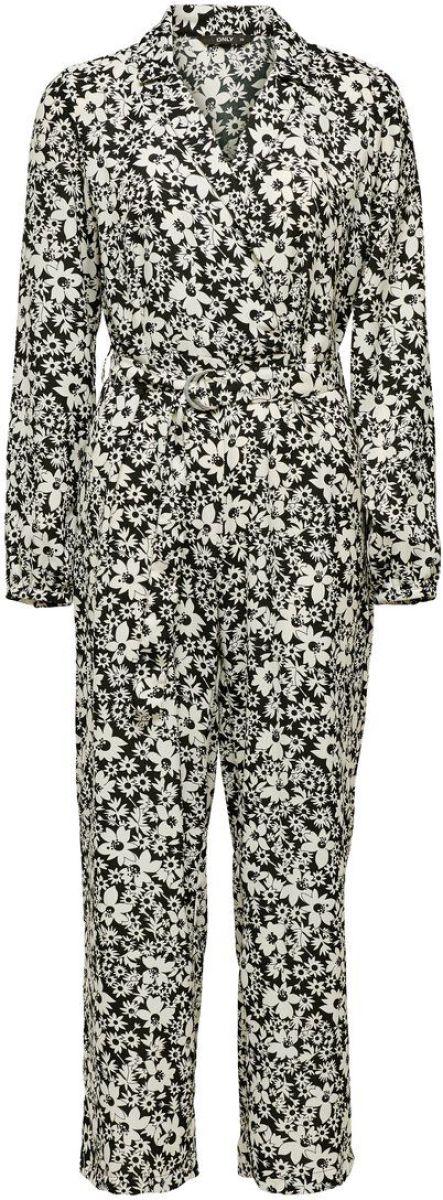 Only Bedrukte Jumpsuit Dames White