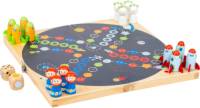 Small Foot kinderspel Ludo - Space junior 24 x 24 cm 19-delig