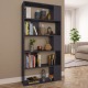 VidaXL Boekenkast/kamerscherm 80x24x159 cm spaanplaat hoogglans grijs