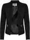 Only Ritsdetail Blazer Dames Zwart