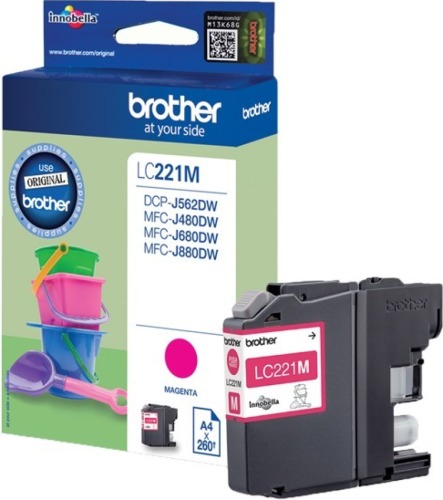 Brother LC-221M Inkt