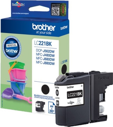 Brother LC-221BK Inkt