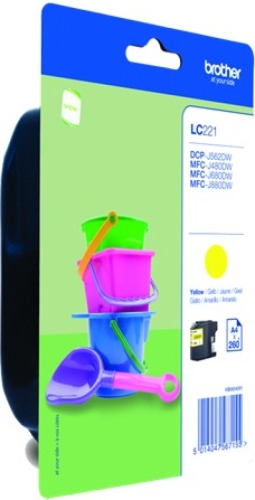 Brother LC-221YBP Inkt