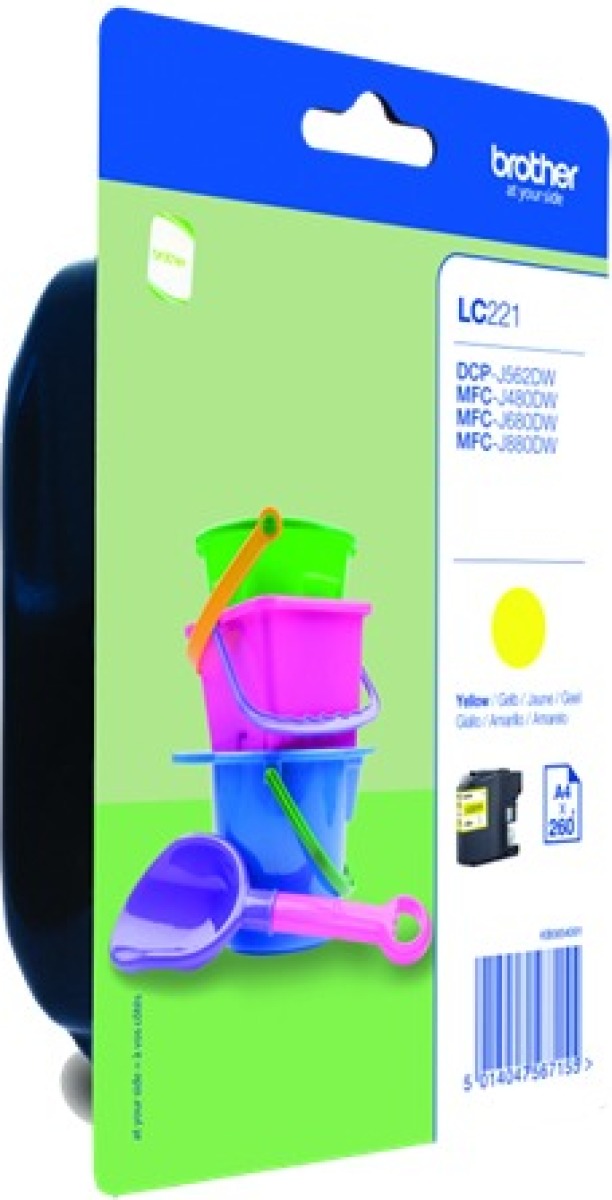 Brother LC-221YBP Inkt