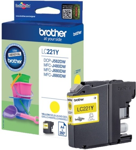Brother LC-221Y Inkt