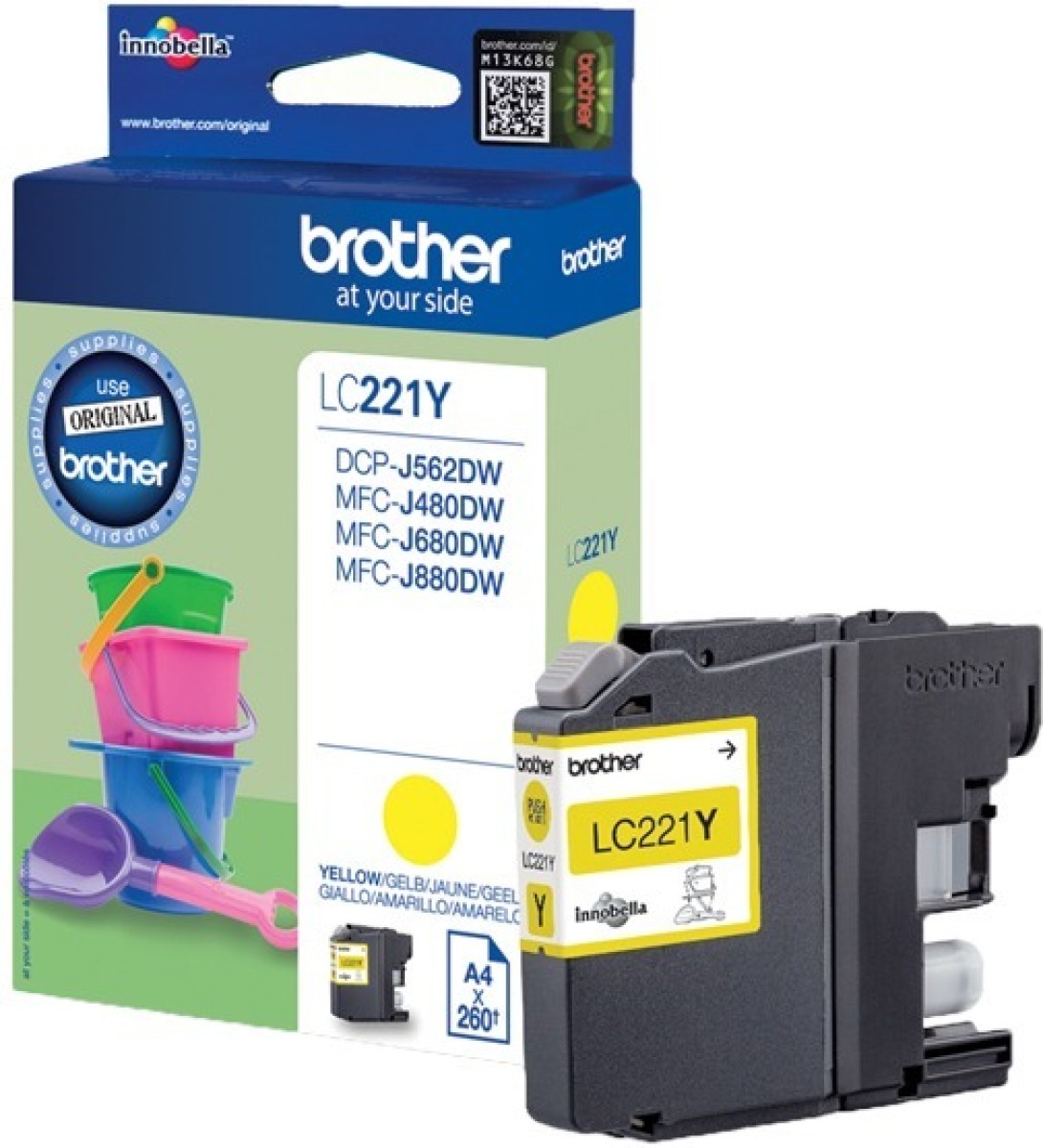 Brother LC-221Y Inkt
