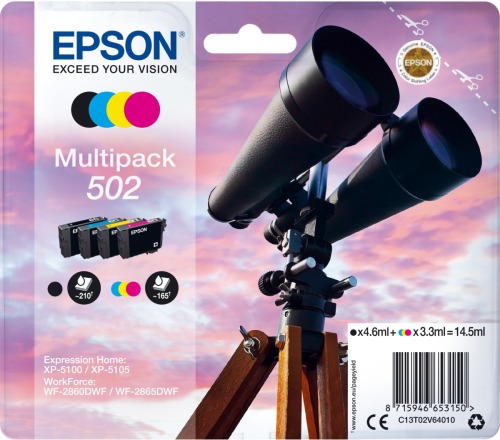 Epson 502 4 kleuren verrekijker Inkt