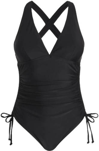 BEACHWAVE corrigerend badpak met beugel zwart
