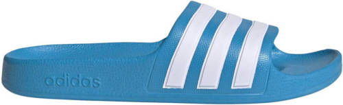 adidas Performance Adilette Aqua badslippers blauw/wit