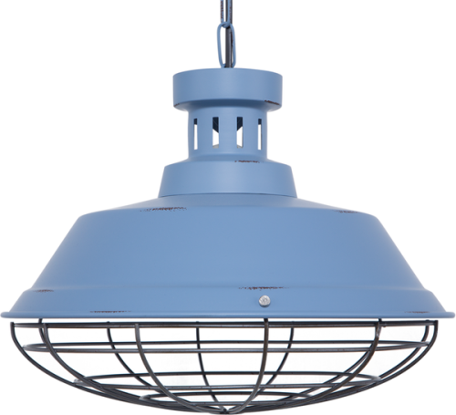 Beliani Hanglamp blauw SORMONNE