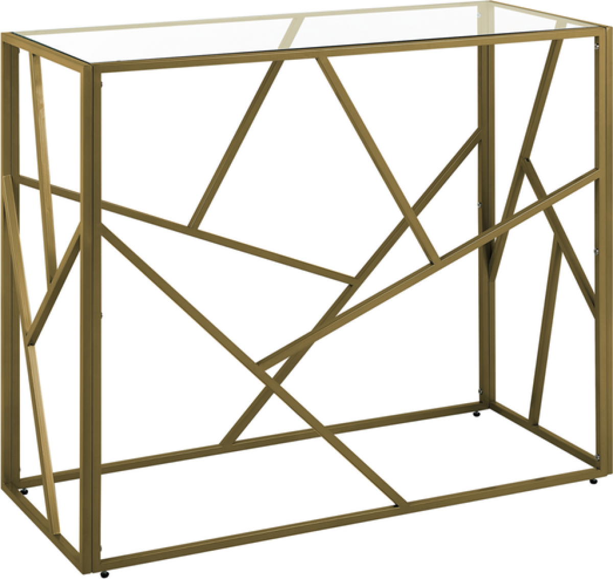Beliani Sideboard glas goud ORLAND