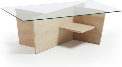 Kave Home - Rechthoekige middentafel Balwind 110 x 60 cm