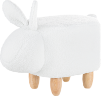 Beliani Hocker wit BUNNY