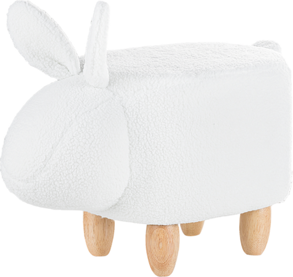 Beliani Hocker wit BUNNY