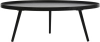 Woood Mesa Bijzettafel Xxl - Hout - Zwart - 36x100x100