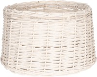 Lampenkap | Ø 45*27 cm | Wit | Rotan | Rond | Clayre & Eef | 6LAK0476
